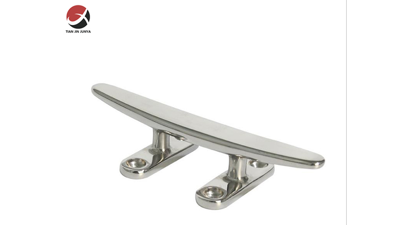 不(bu)鏽鋼輕型(xíng)扁羊角索(suo)栓-小快艇(ting)遊艇輪船(chuan)鑄造